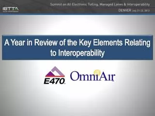 A Year in Review of the Key Elements Relating to Interoperability