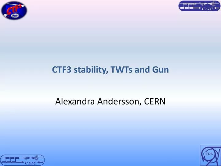 ctf3 stability twts and gun