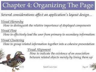 Chapter 4: Organizing The Page