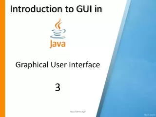 Introduction to GUI in