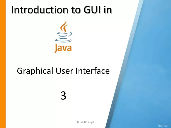 introduction to gui in