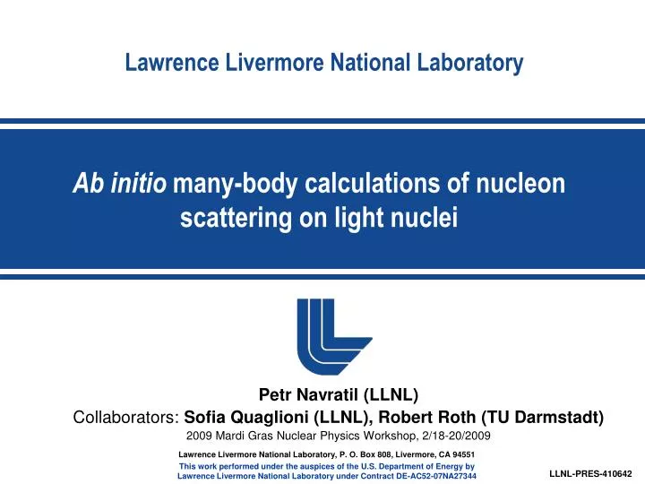 ab initio many body calculations of nucleon scattering on light nuclei