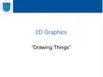 PPT - Introduction to 2D and 3D Computer Graphics Emphasizing both 2D ...