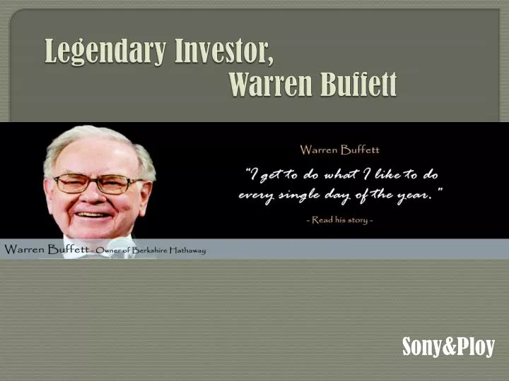 legendary investor warren buffett
