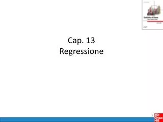cap 13 regressione