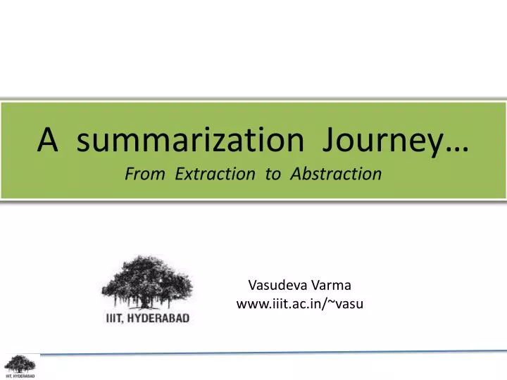 a summarization journey from extraction to abstraction