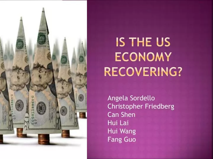 is the us economy recovering