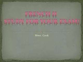 mme cook