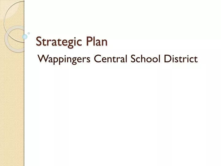 strategic plan