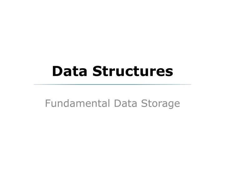 data structures