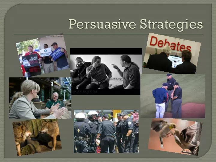 persuasive strategies