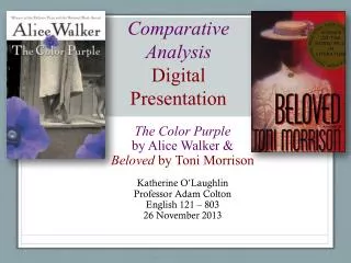 Comparative Analysis Digital Presentation