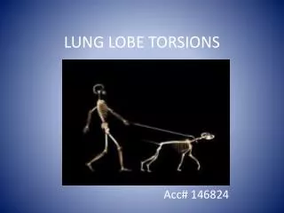 LUNG LOBE TORSIONS
