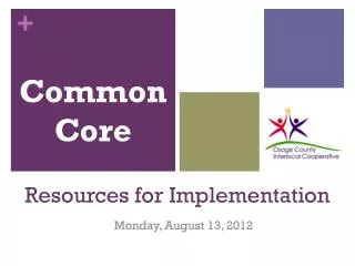 Resources for Implementation