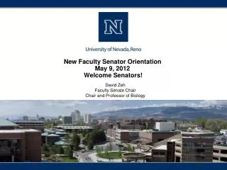 New Faculty Senator Orientation May 9, 2012 Welcome Senators!