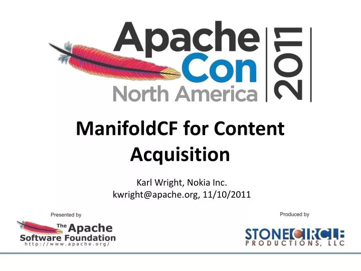 manifoldcf for content acquisition