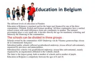 Education in Belgium