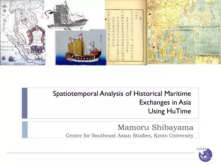 spatiotemporal analysis of historical maritime exchanges in asia using hutime