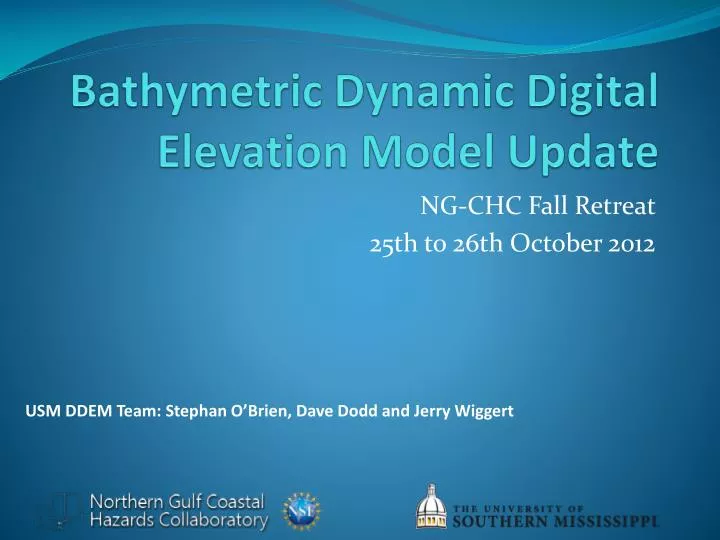 bathymetric dynamic digital elevation model update