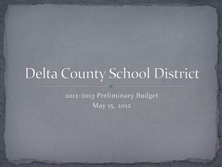 delta county school district
