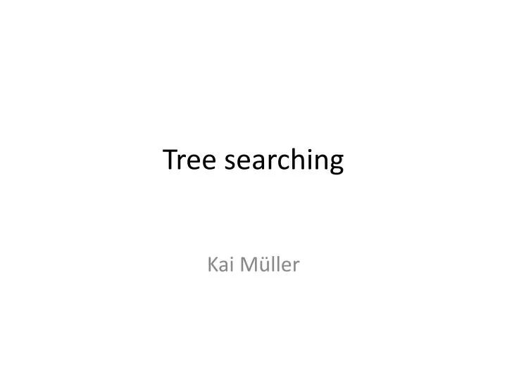tree searching