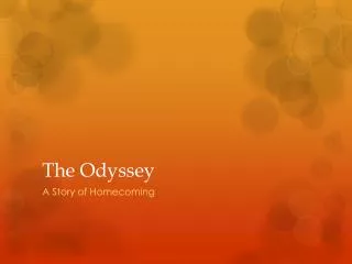 The Odyssey