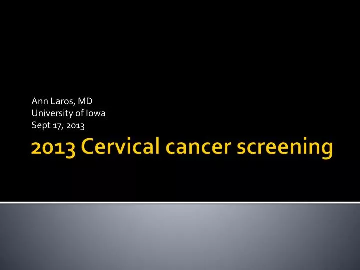 ann laros md university of iowa sept 17 2013