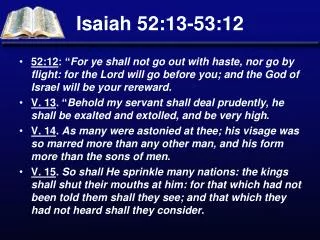 Isaiah 52:13-53:12