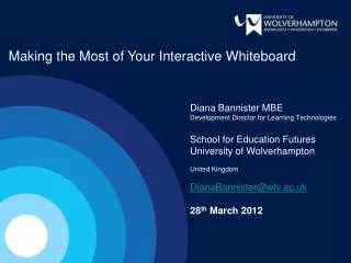 Making the Most of Your Interactive Whiteboard