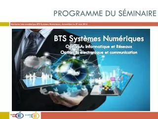 bts syst mes num riques option a informatique et r seaux option b lectronique et communication