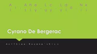 Cyrano De Bergerac