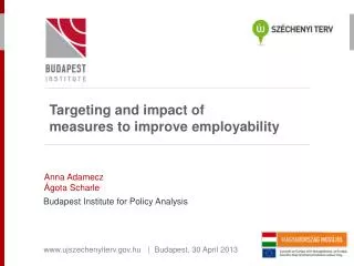 Targeting and impact of measures to improve employability