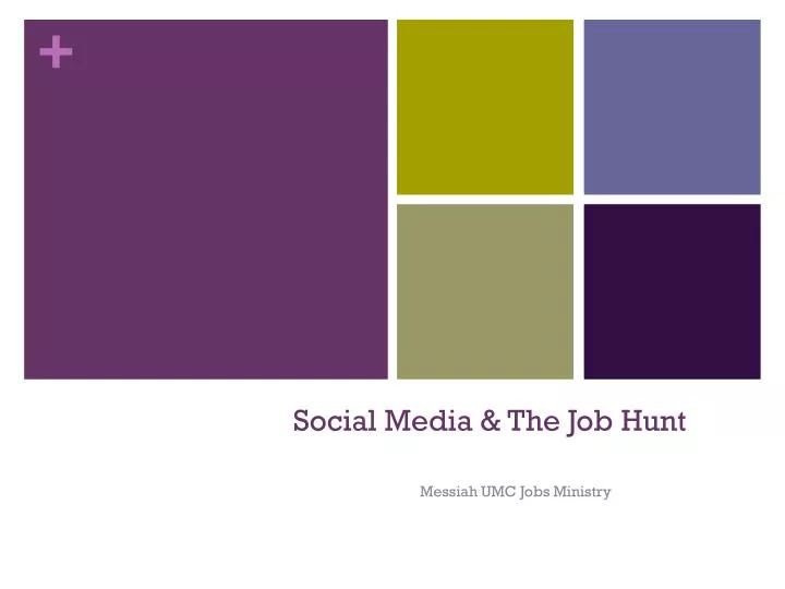 social media the job hunt
