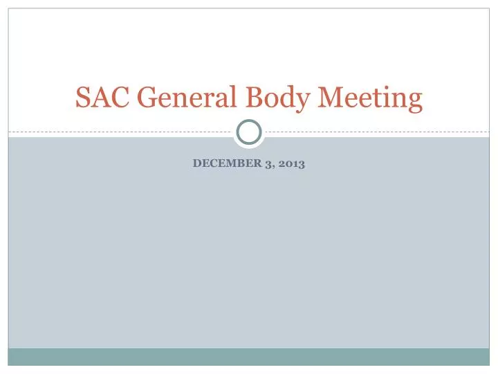sac general body meeting