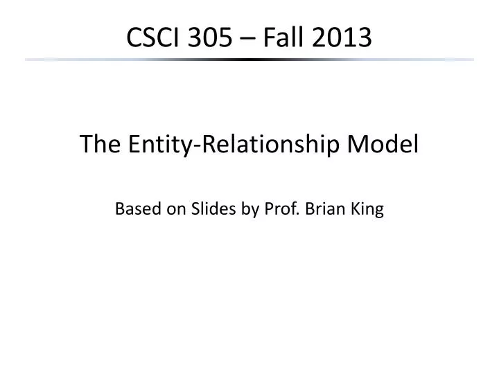 csci 305 fall 2013