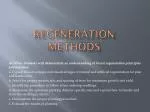 Regeneration Methods - slide 1