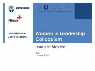 Women in Leadership Colloquium