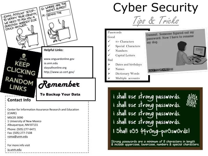 cyber security tips tricks