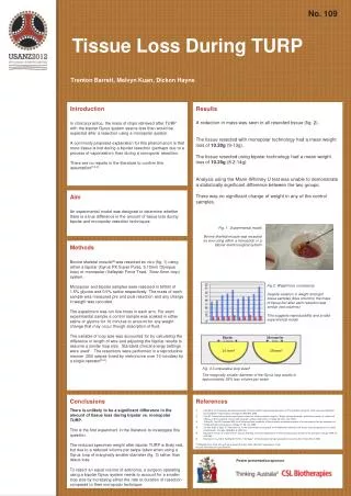 Tissue Loss During TURP