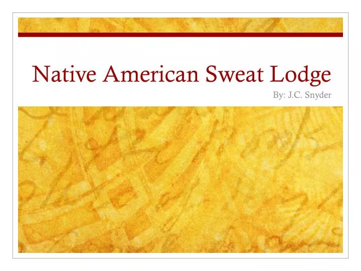 native american sweat lodge