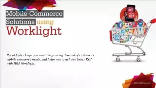 Mobile Commerce Features