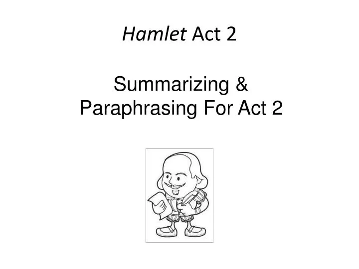 hamlet act 2