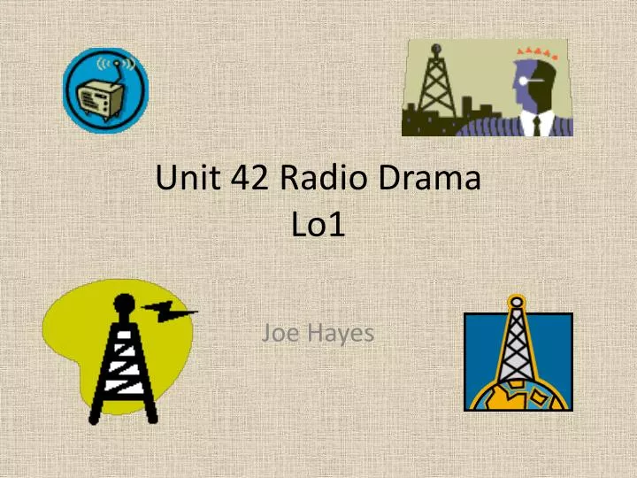 unit 42 radio drama lo1