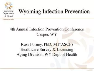 Wyoming Infection Prevention