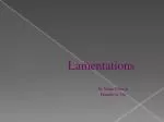 Lamentations - slide 1