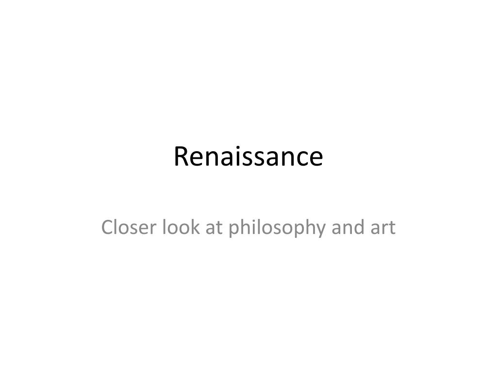 PPT - Renaissance PowerPoint Presentation, free download - ID:1874956