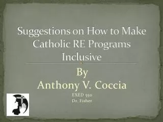 Suggestions on How to Make Catholic RE Programs Inclusive