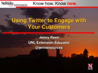 Using Twitter to Engage with Your Customers
