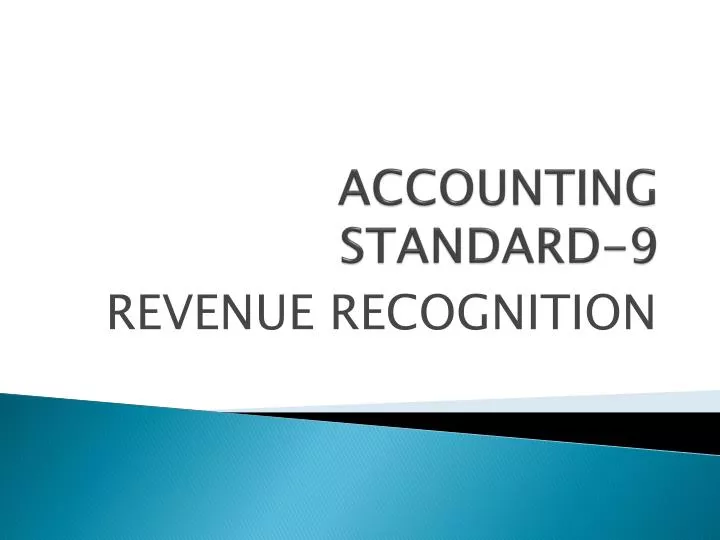 accounting standard 9