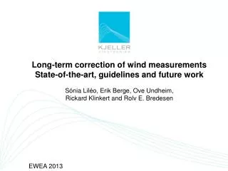 Long-term correction of wind measurements State-of-the-art, guidelines and future work